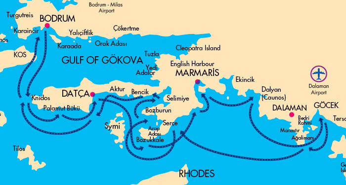 Bodrum Gocek Blue Cruise