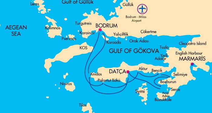 Bodrum Hisaronu Blue Cruise